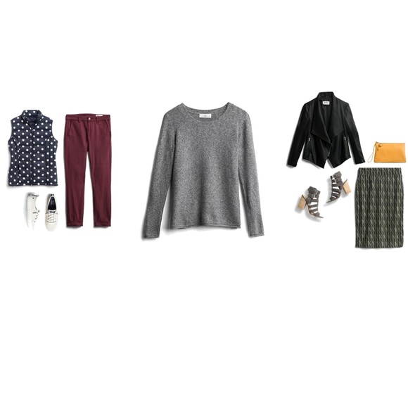 PINQUE Medium Gray Sweater - Stitch Fix EUC - Picture 6 of 6